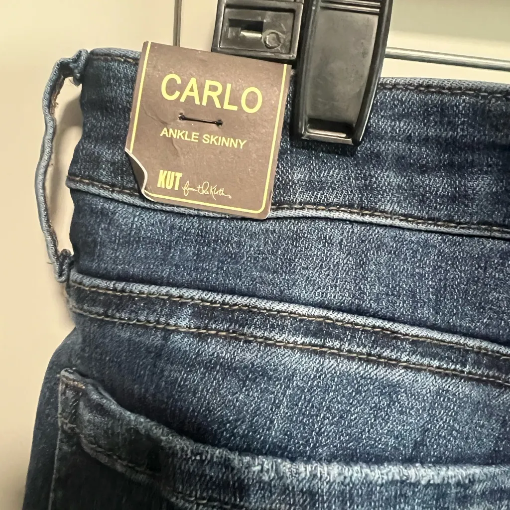 Kut from the Kloth Carlo Ankle Skinny, New with Tags, Size 12 - Image 11