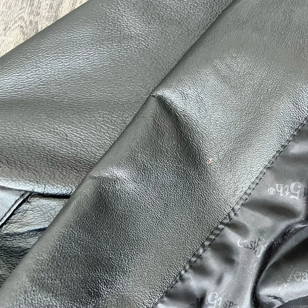 East 5th Genuine Leather Jacket Black Large - Image 8