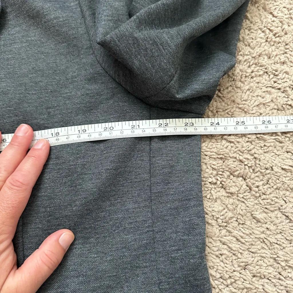 Mercer + Mettle Women’s Grey Relaxed Knit Blazer Size XL Gray - Image 10