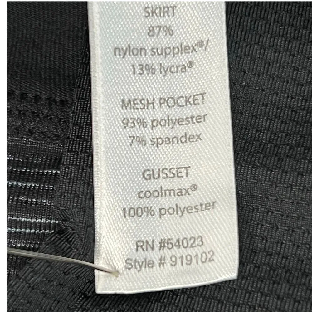 Athleta Contender 2 in 1 Skort Womens S Black Space Dye Running Trail Athletic - Image 12