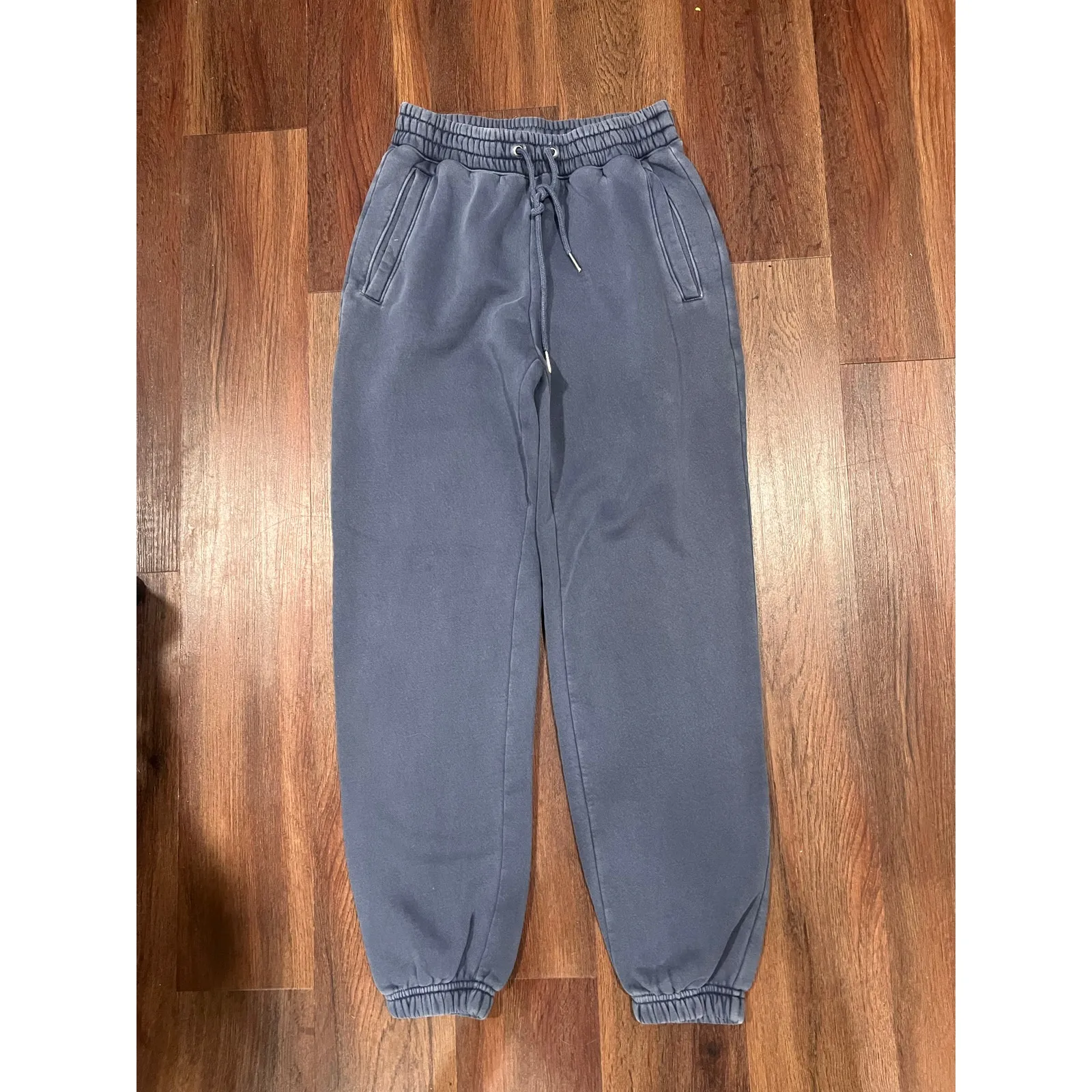 Women’s Abercrombie & Fitch Cotton Jogger Sweatpants Blue Gray XS Loungewear - Image 3