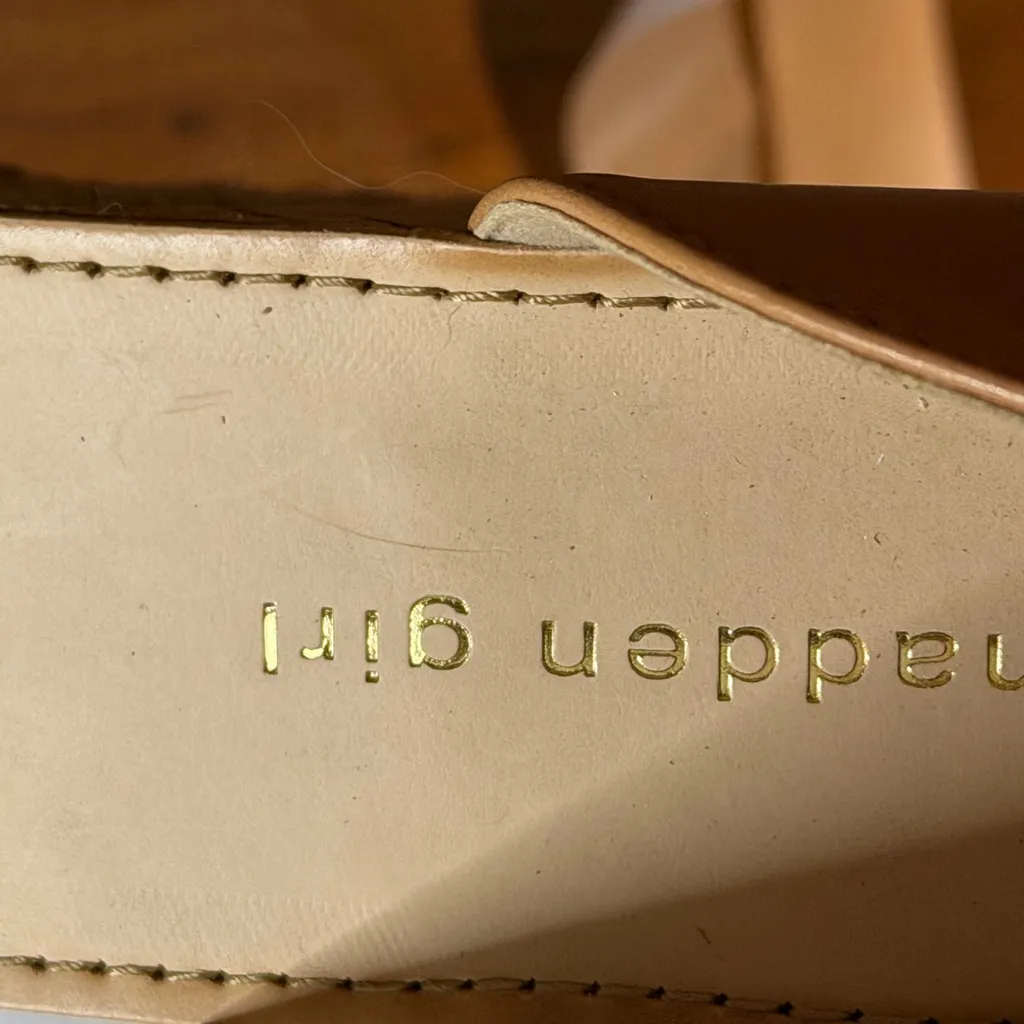 Steve Madden Girl Collette Wedge Denim Sandal Size 9.5 NWT - Image 6