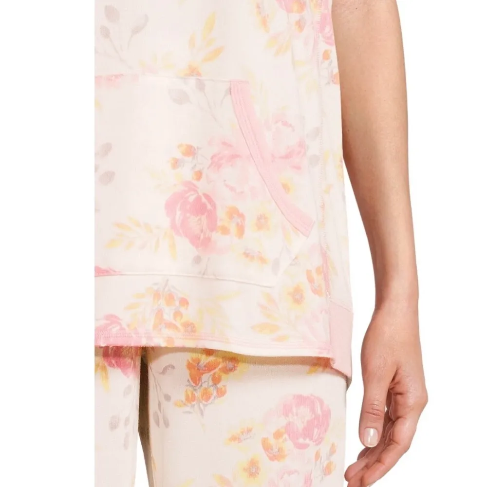 SECRET TREASURES Womens 3 Piece Pajama Set and Cosmetic Bag Size Large 12-14 New - Image 3