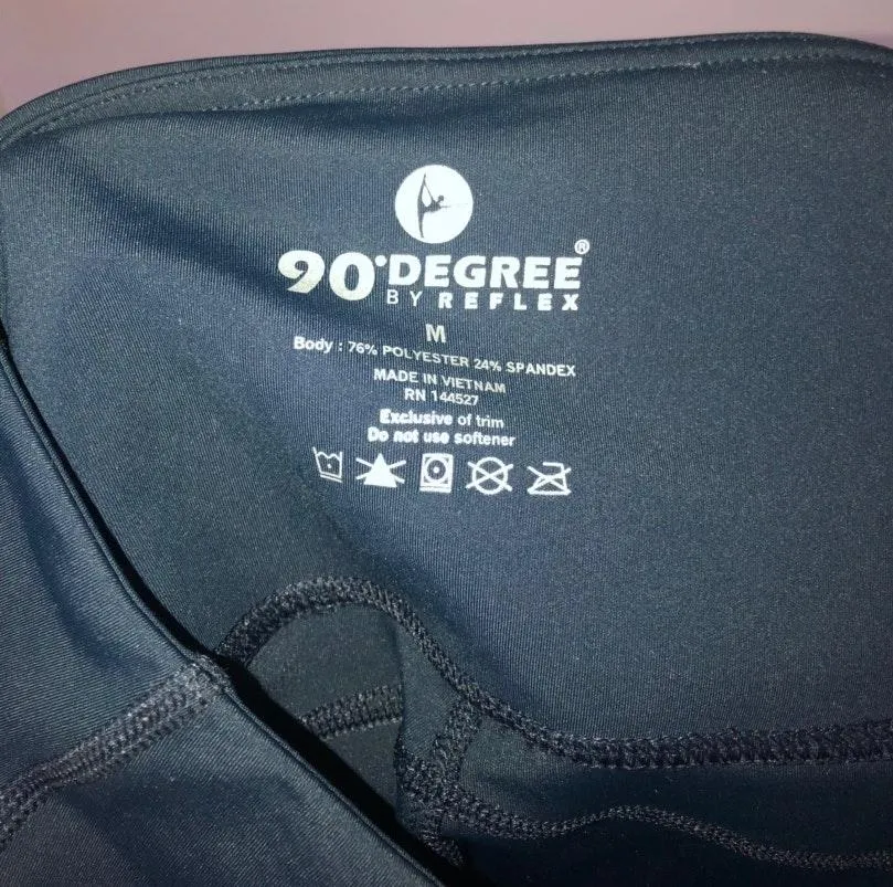 90 Degrees by Reflex Navy Leggings - Image 5