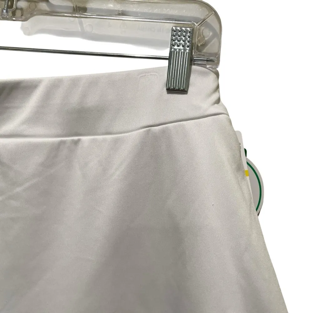 Grand Slam Solid Double Flounce Tennis Skort White Women’s Size Medium - Image 6