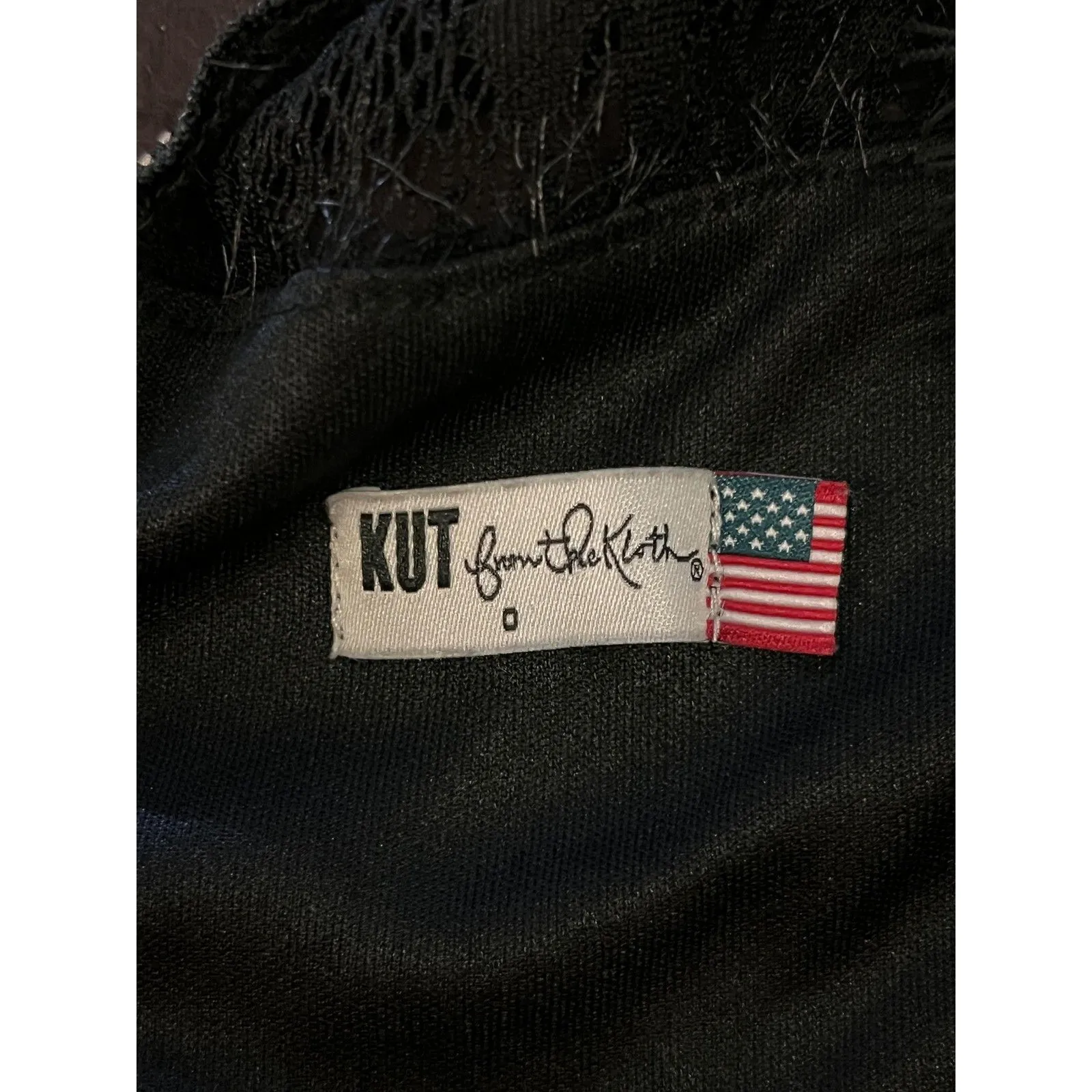 KUT From The Kloth Dress Womens 0 Black Lace Ruched Bodycon Midi Party Cocktail - Image 11