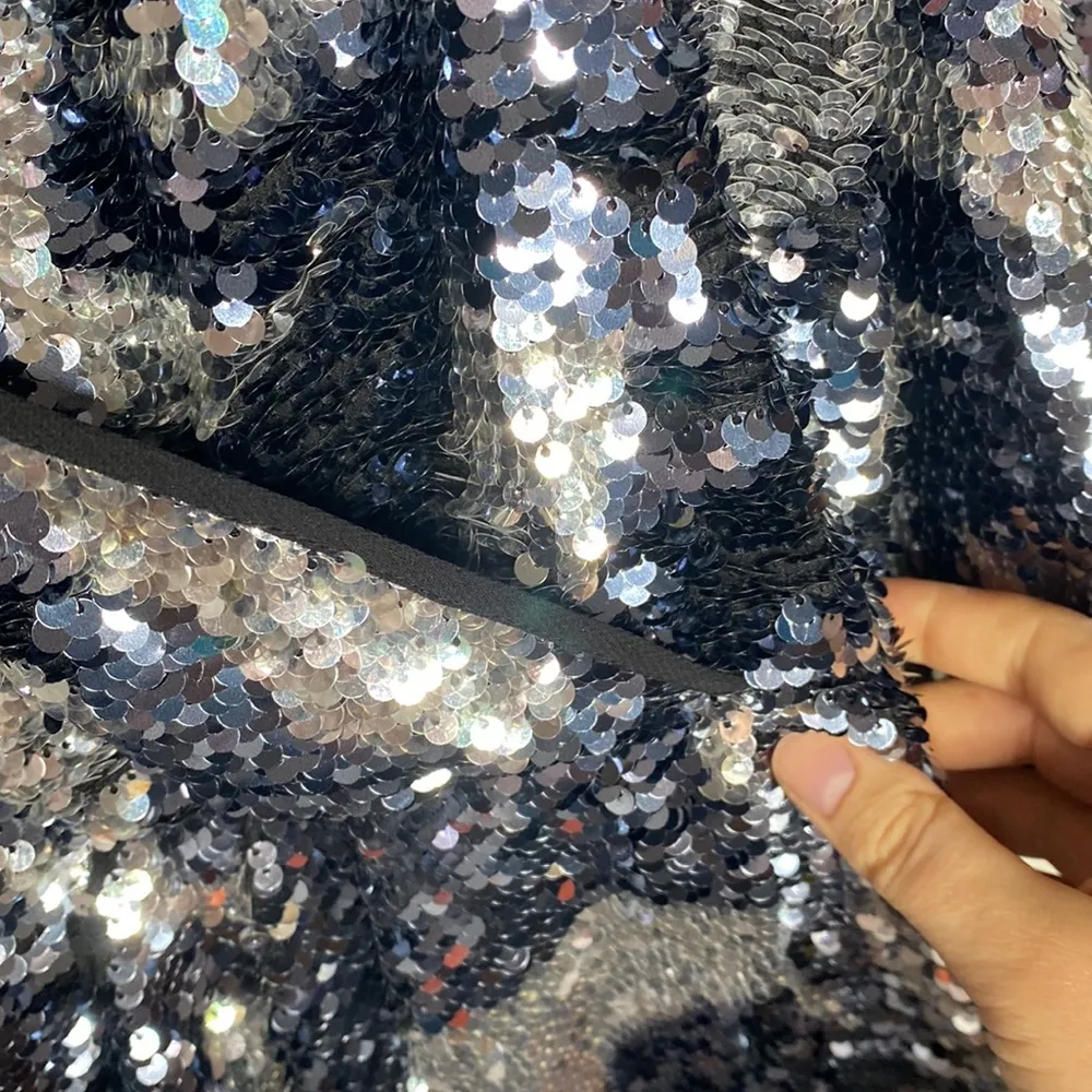 Tanya Taylor Zoey Sequin Camo Wrap Dress size 2 - Image 11