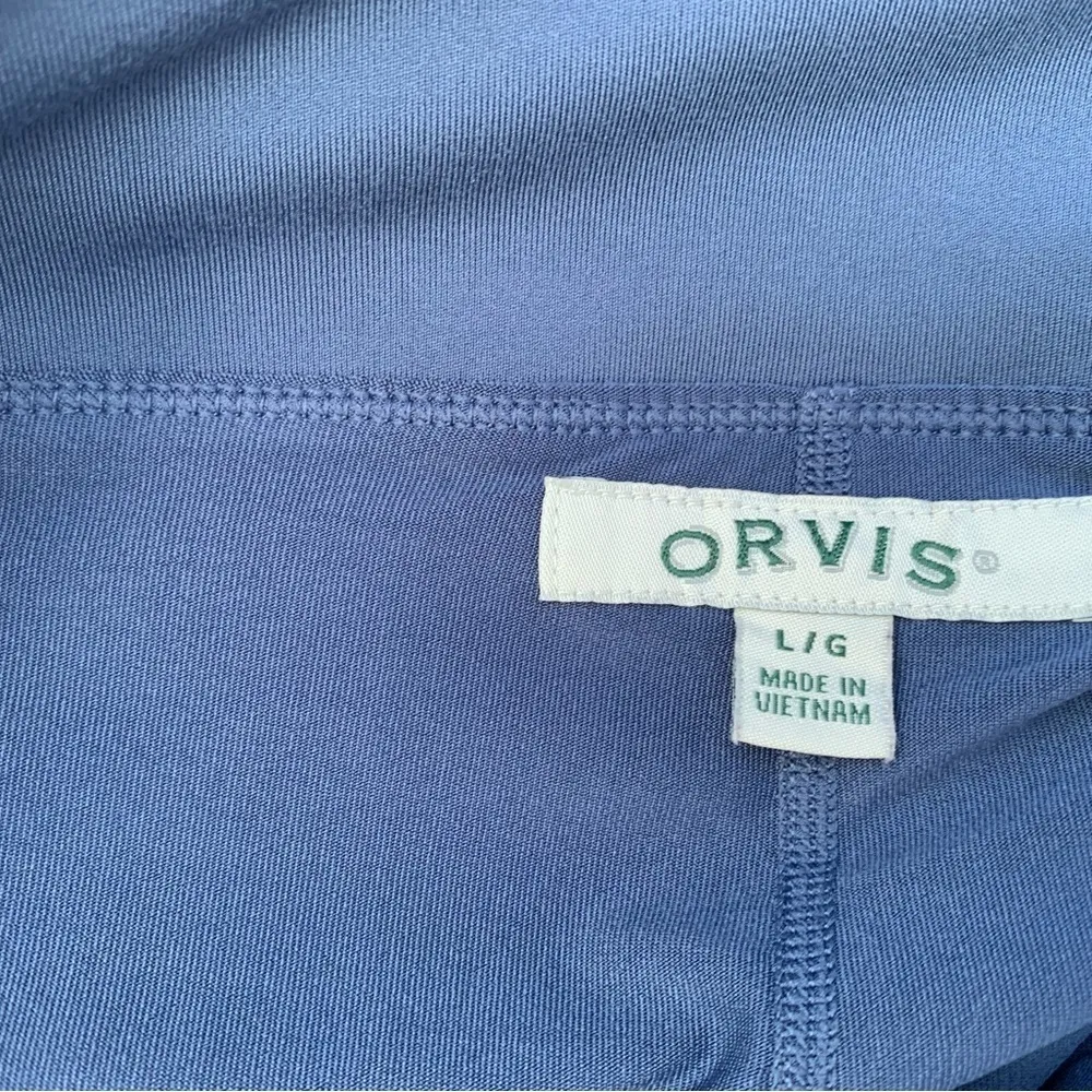 Orvis blue athletic skort sz L tenniscore golf athleisure teacher activewear - Image 4