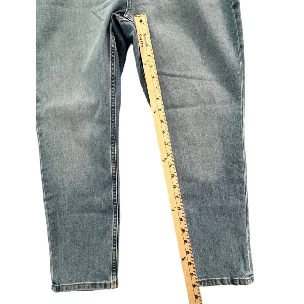 Everlane Jeans Womens 29 Blue Light Wash High Waist Straight Leg Ankle Classic - Image 8