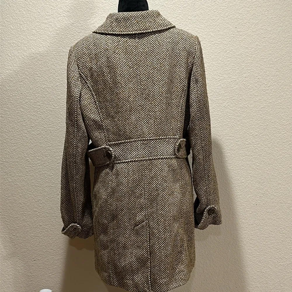 Van Heusen Brown  Pea Coat - Image 3