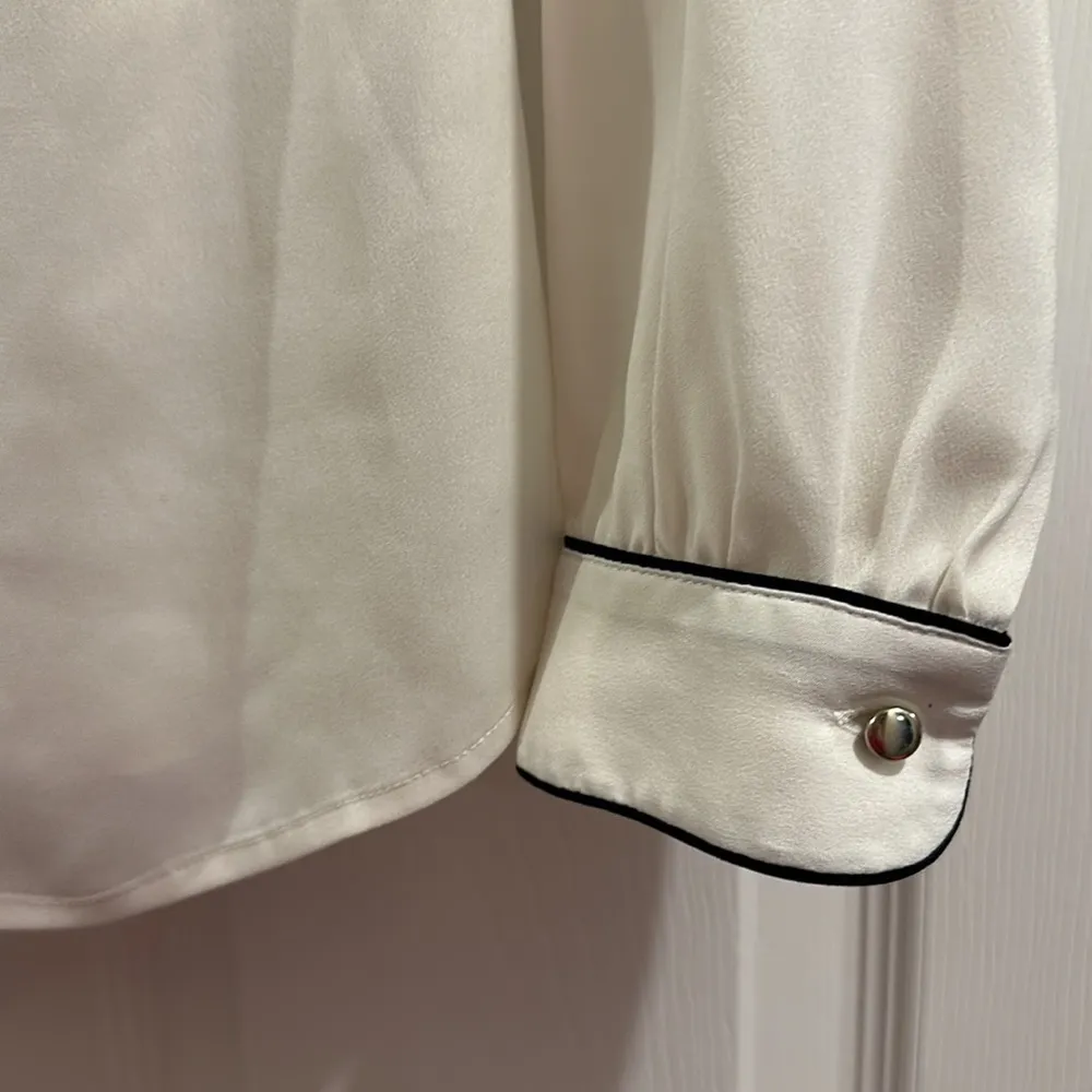 Ann Taylor Ivory Blouse - Image 3