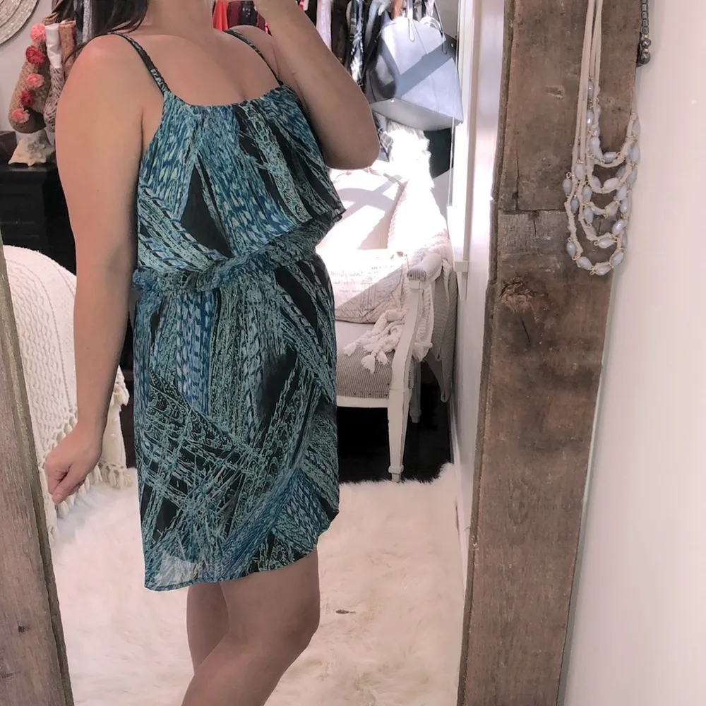 Lily Rose size XLarge blue summer flirty dress - Image 2