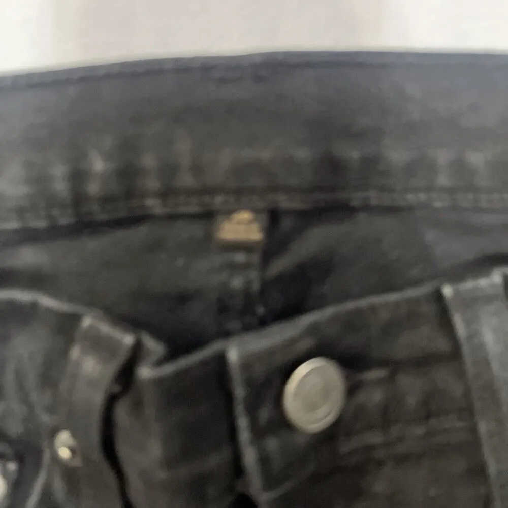 Frye Denim Sz 26 Black Mid Rise Skinny Jeans - Image 7