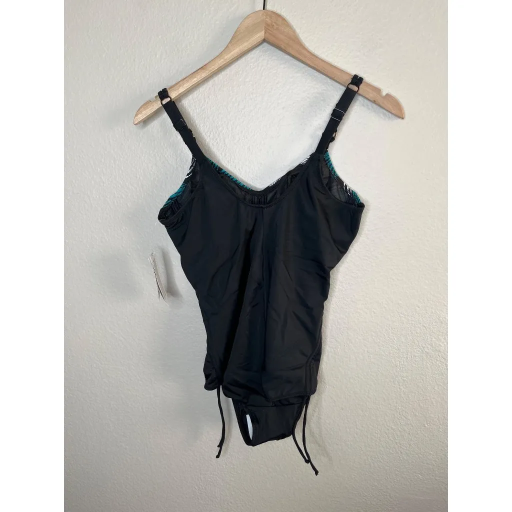 Fantasie Womens Saint Lucia one piece Built in Bra Swimsuit 36D Black Size undefined - Image 5