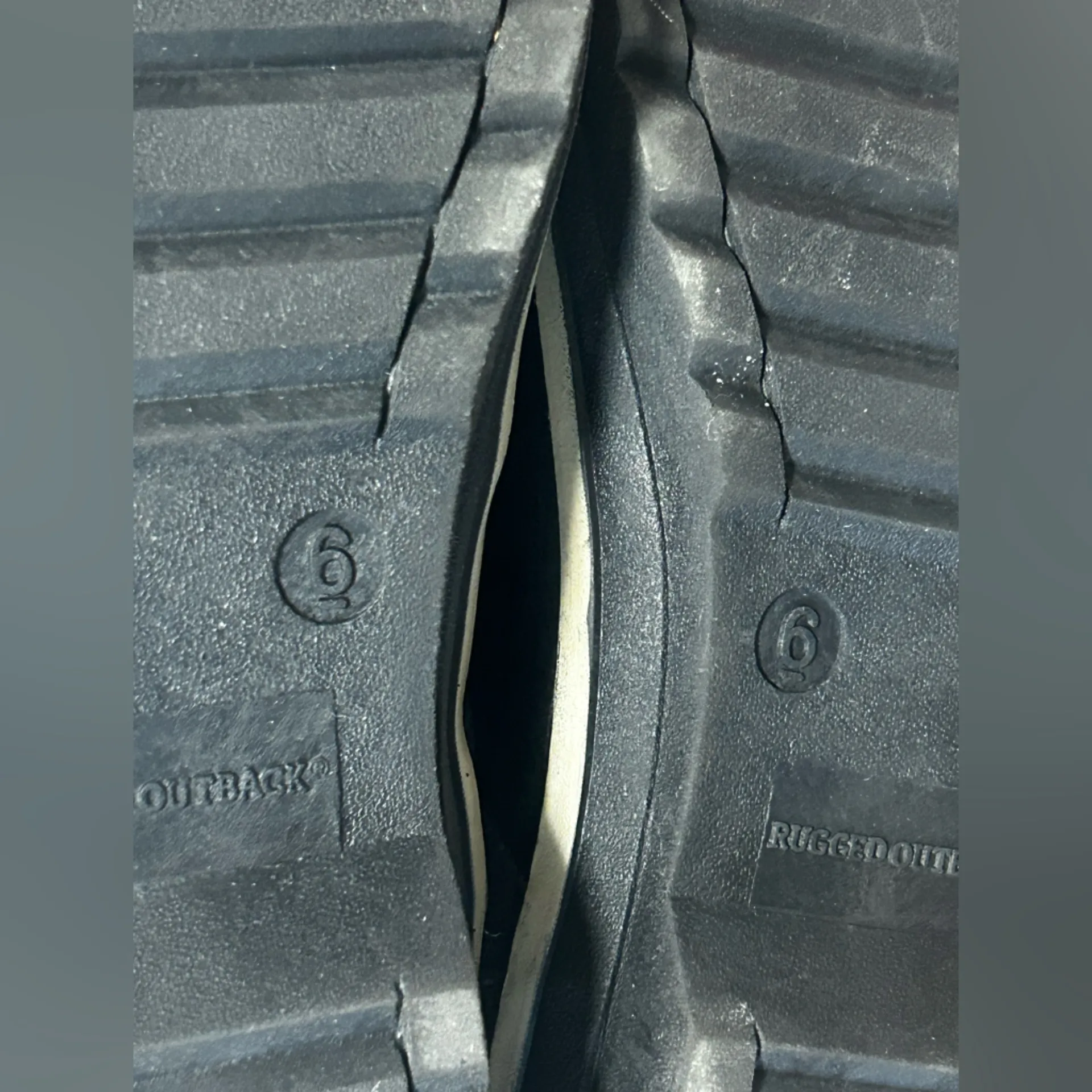 Rugged Outback Women's Tall Winter Boot Faux Fur Size 6 Tan/Black Tan - Image 8