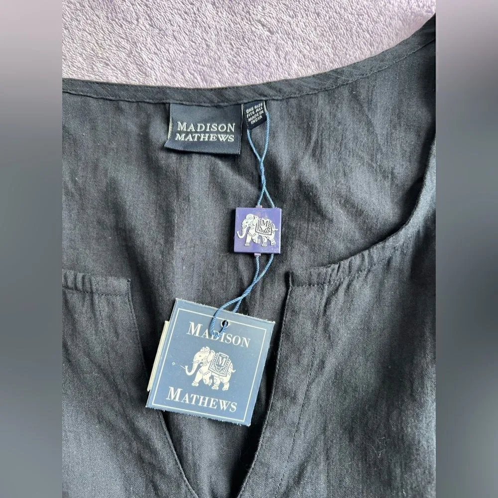 MADISON MATHEWS NWT NAVY BLUE KAFTAN DRESS Size undefined - Image 8