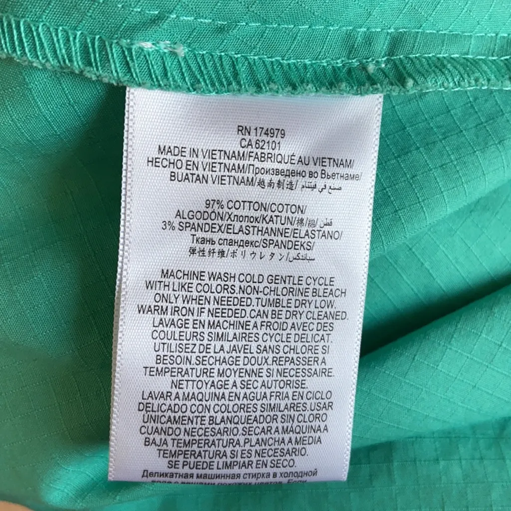 BCBGeneration Cinch Shoulder Green Cargo Utility Dress, S - Image 9