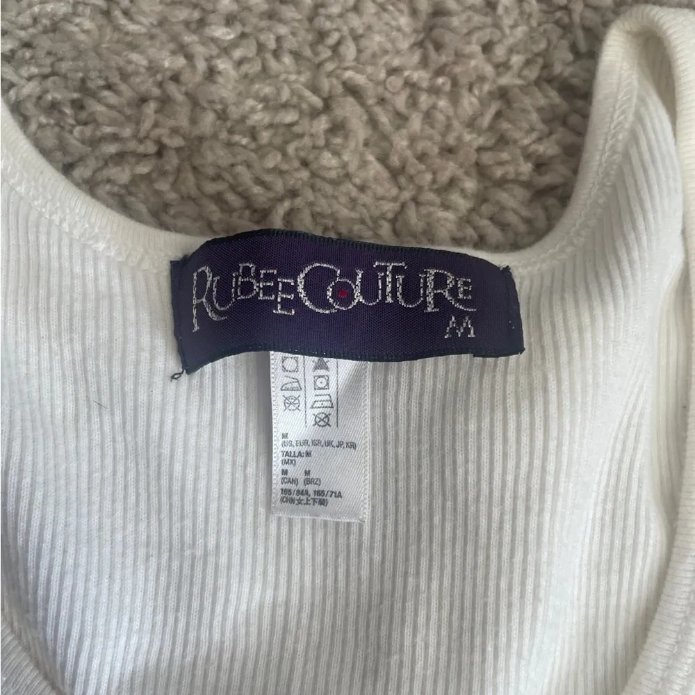 White Tank Top with Heart Graphic - Image 4