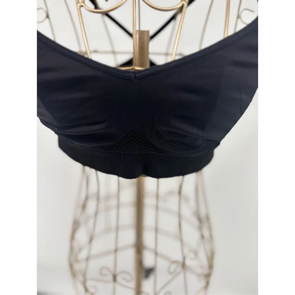 Victoria’s Secret Pink Crocheted Black Bralette Bra  Womens Size Medium - Image 5