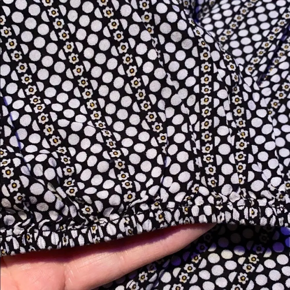 Hazel Haze off shoulder lace bottom blk/white top Black Size M - Image 11