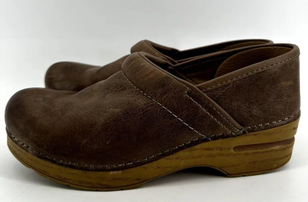 Dansko Professional Clog Leather Arch Rocker Anti-Fatigue Butterscotch 7.5 - Image 4