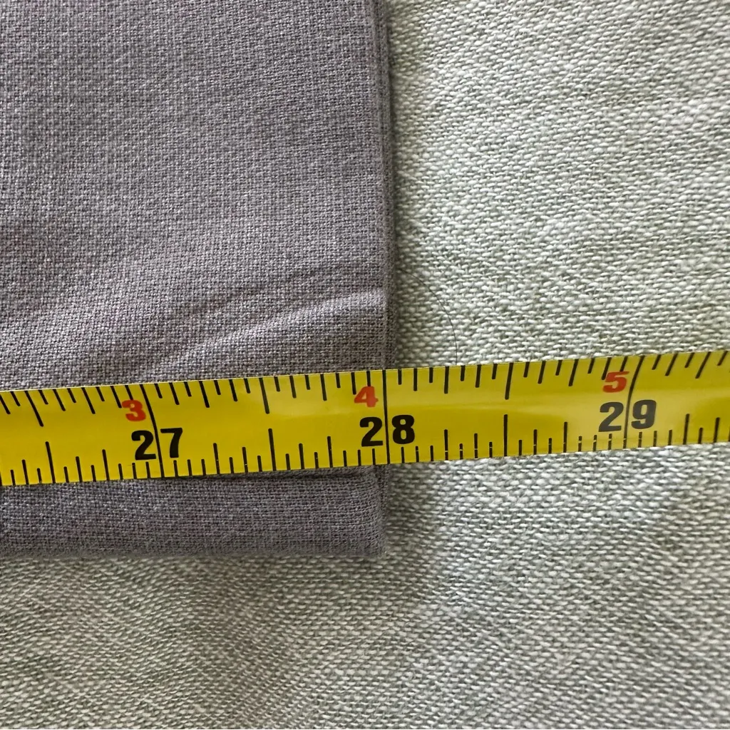 Abercrombie & Fitch Women’s Gray Straight Leg Trousers Curve Love 6/28 Short/P - Image 8