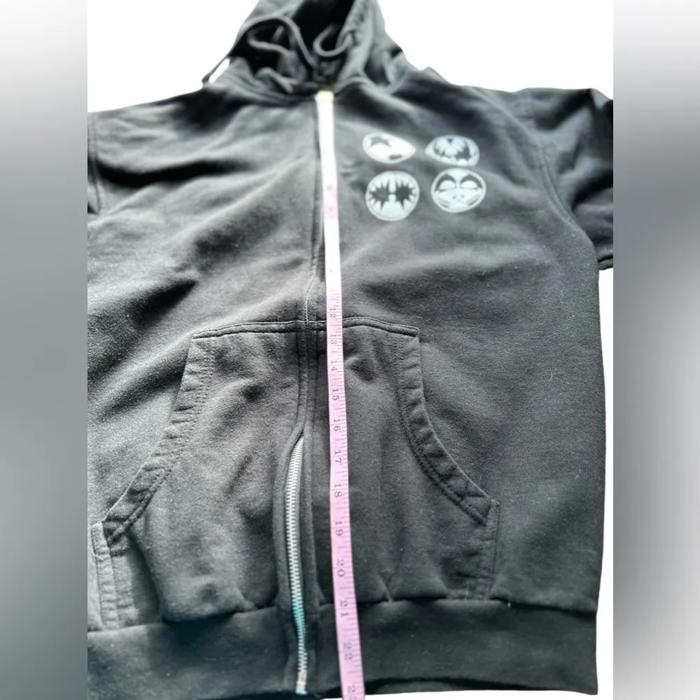 Kiss Kissworld 2017‎ Unisex black Graphic Zip Hoodie Size M Gray Size M - Image 9