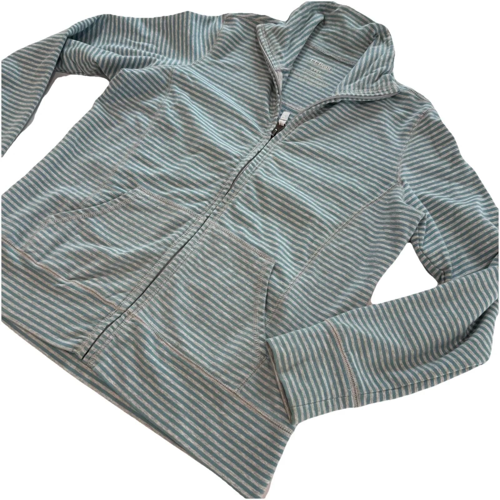 LL Bean‎ Ultrasoft Sweats Stripes Full - Image 3