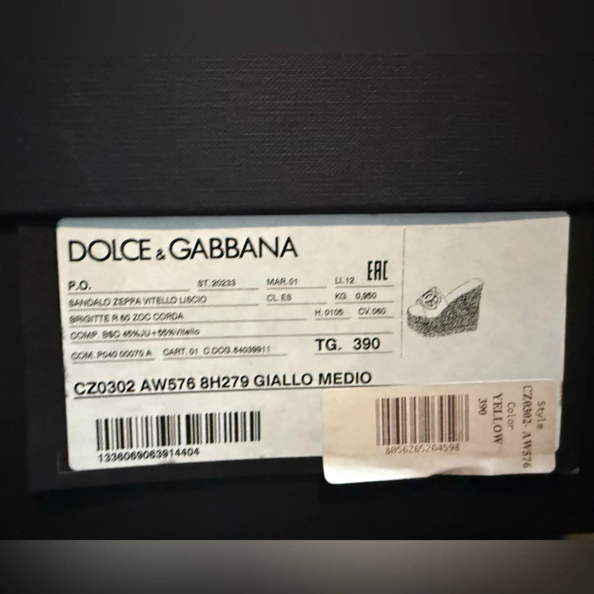 Dolce & Gabbana
Women's Platform Espadrille Wedge Sandals - Image 8