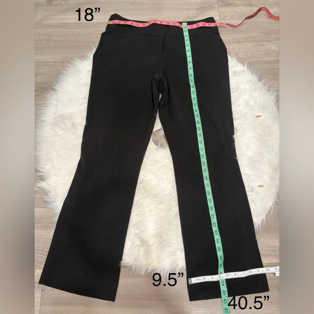 Maurices Black Straight Leg Pants Size 14 Reg - Image 3