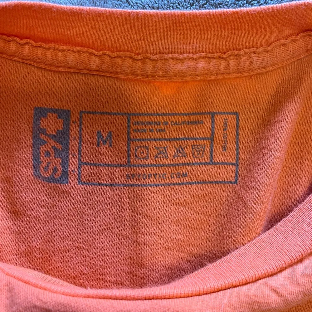 SPY Spyoptic.com Shrimp Orange Graphic Tee Unisex T - Image 4