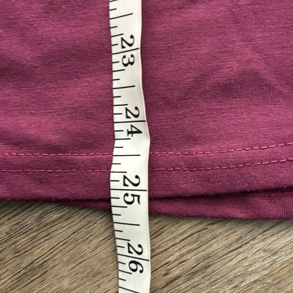 Compass Graphic Short Sleeve Wine Red T - Image 9