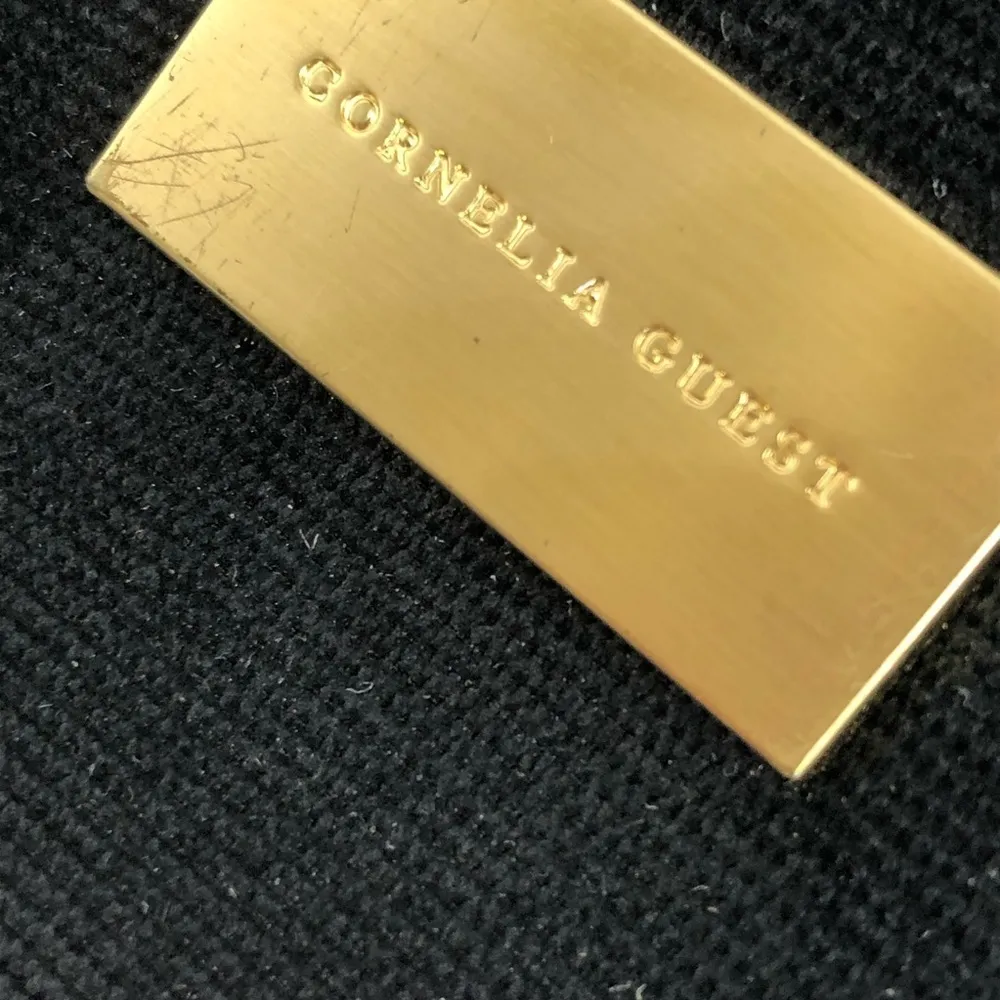 Cornelia Guest Roxy Corduroy purse hand bag Party Black - Image 6