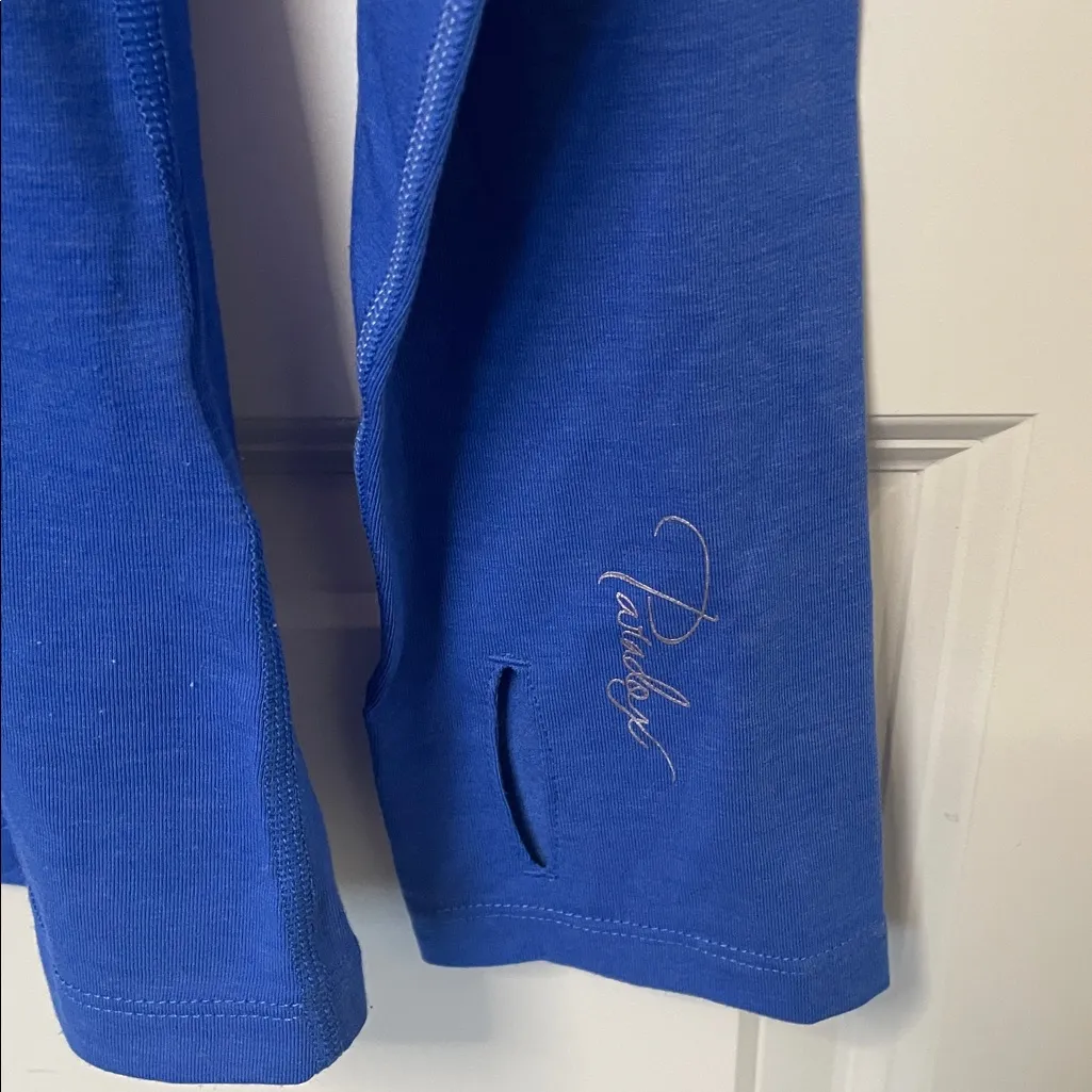 Paradox Blue Merino Blend Pullover Medium - Image 3