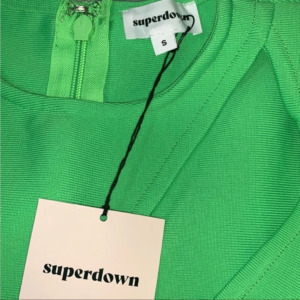 NWT superdown sasha bandage mini dress small - Image 7