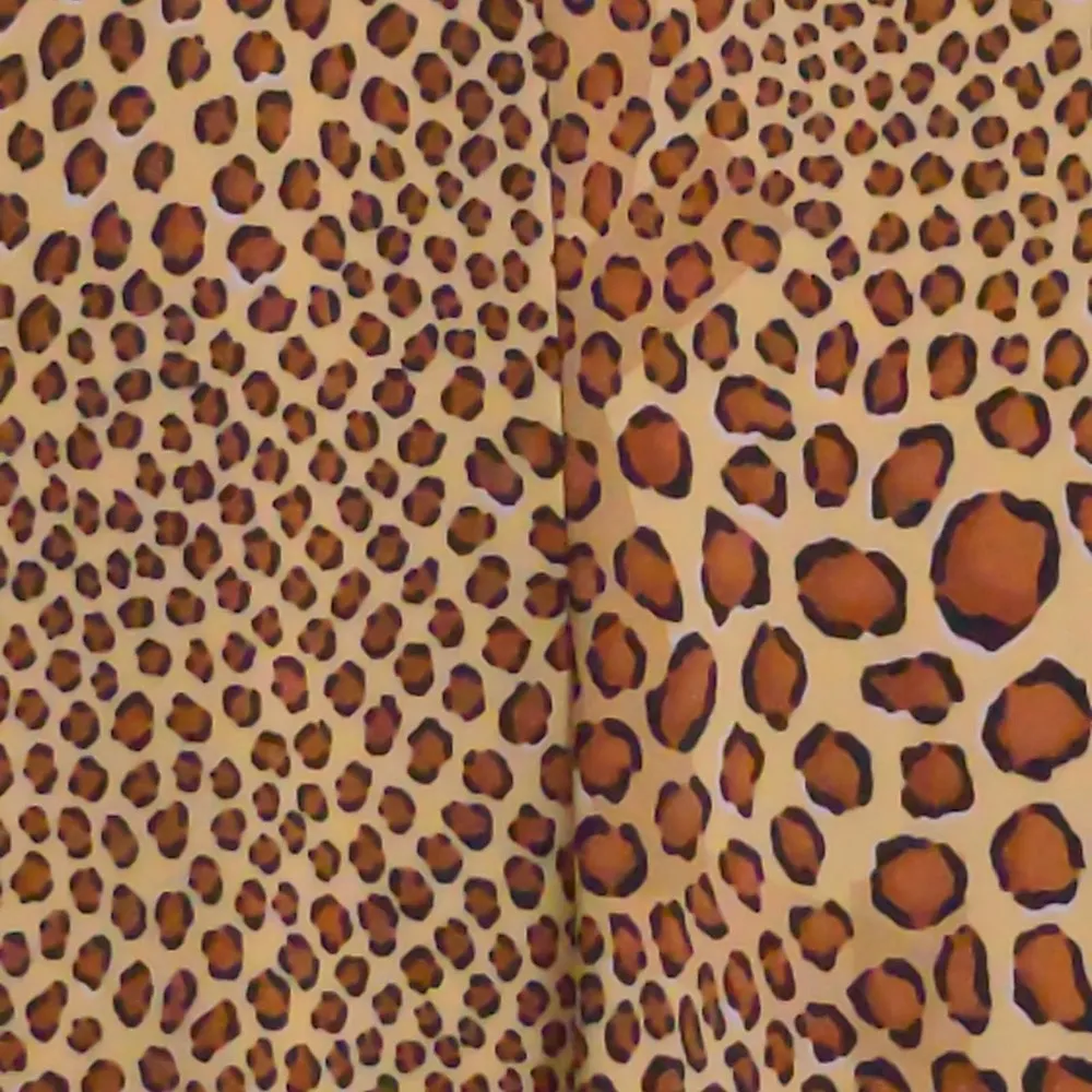 Norma Kamali Women Faux Wrap Dress Brown Leopard Print Ruched Midi Long Sleeve M - Image 2