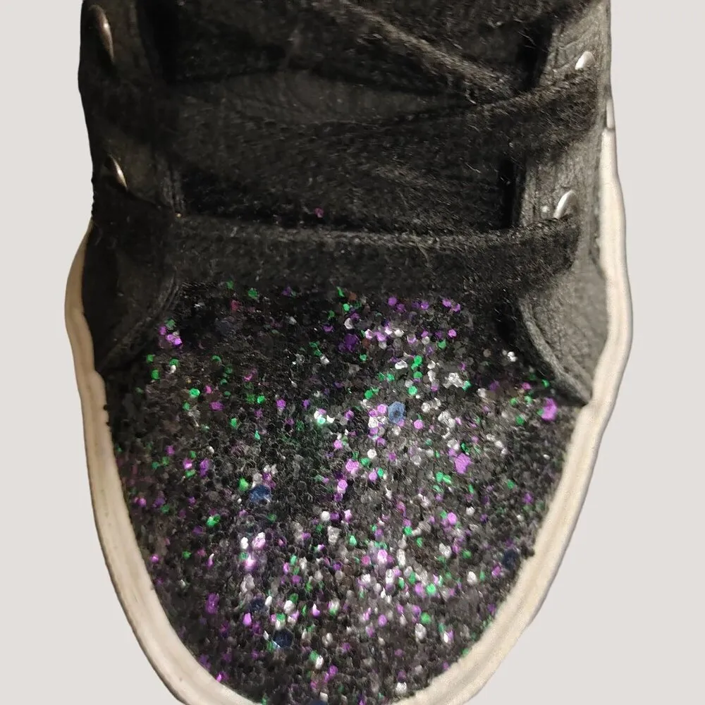 Not Rated Black Size 6 Glitter Sneakers Womens - Image 5