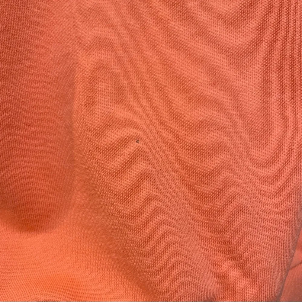 Abela Story + Co Unwind Quarter Zip Pullover Sweatshirt Coral Orange Size Medium - Image 8