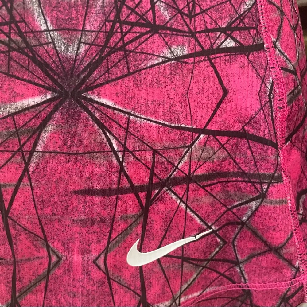 Nike DriFit pink patterned athletic racerback tank top / M / Excellent condition - Image 10