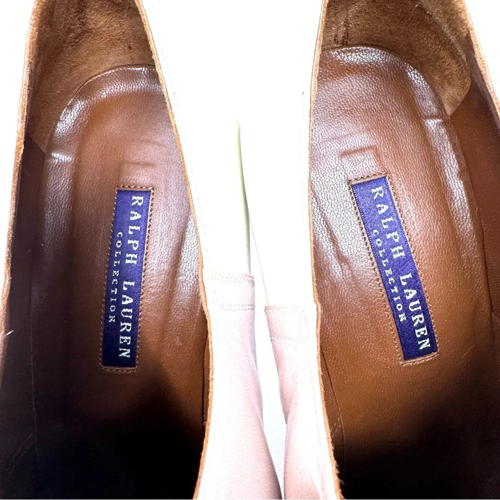 Collection derby lace tie heels, made in Italy, size 10 - Image 13