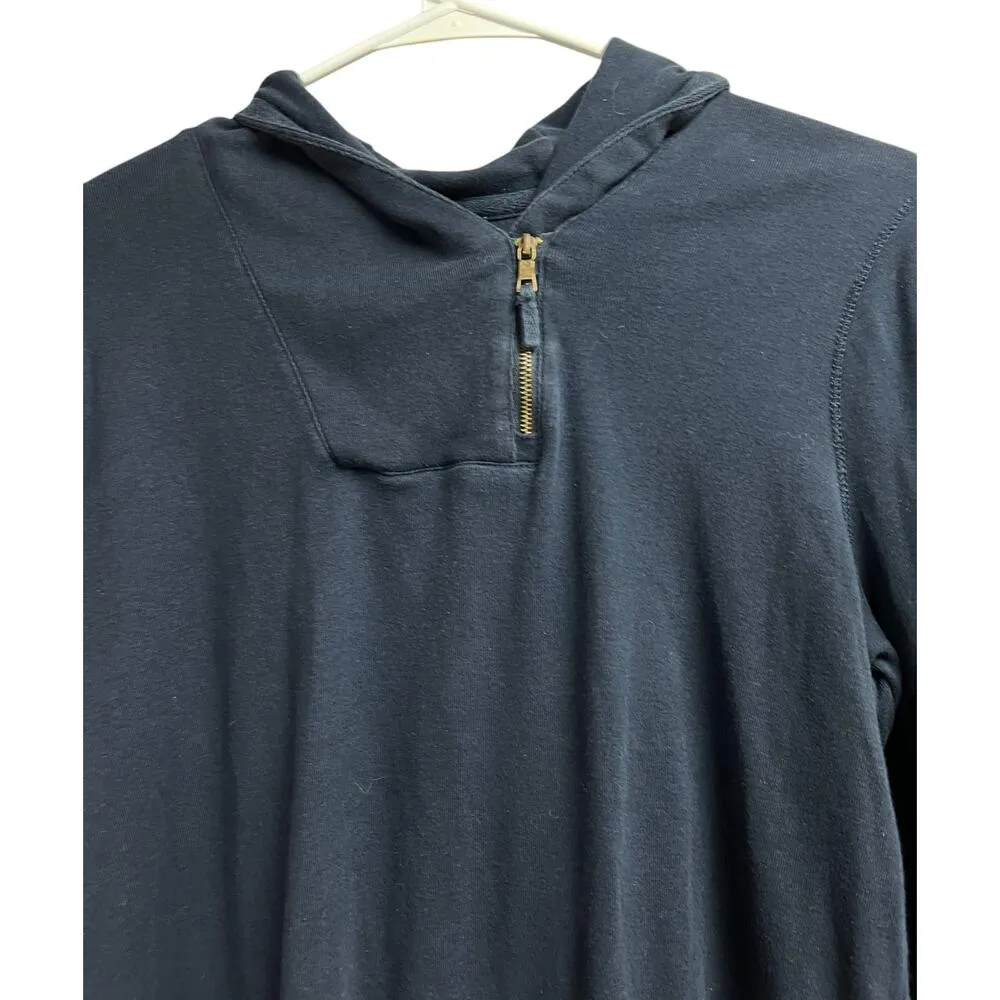 LRL Lauren Jeans Co. Ralph Lauren Navy Blue Women's Pullover Zip XL - Image 5