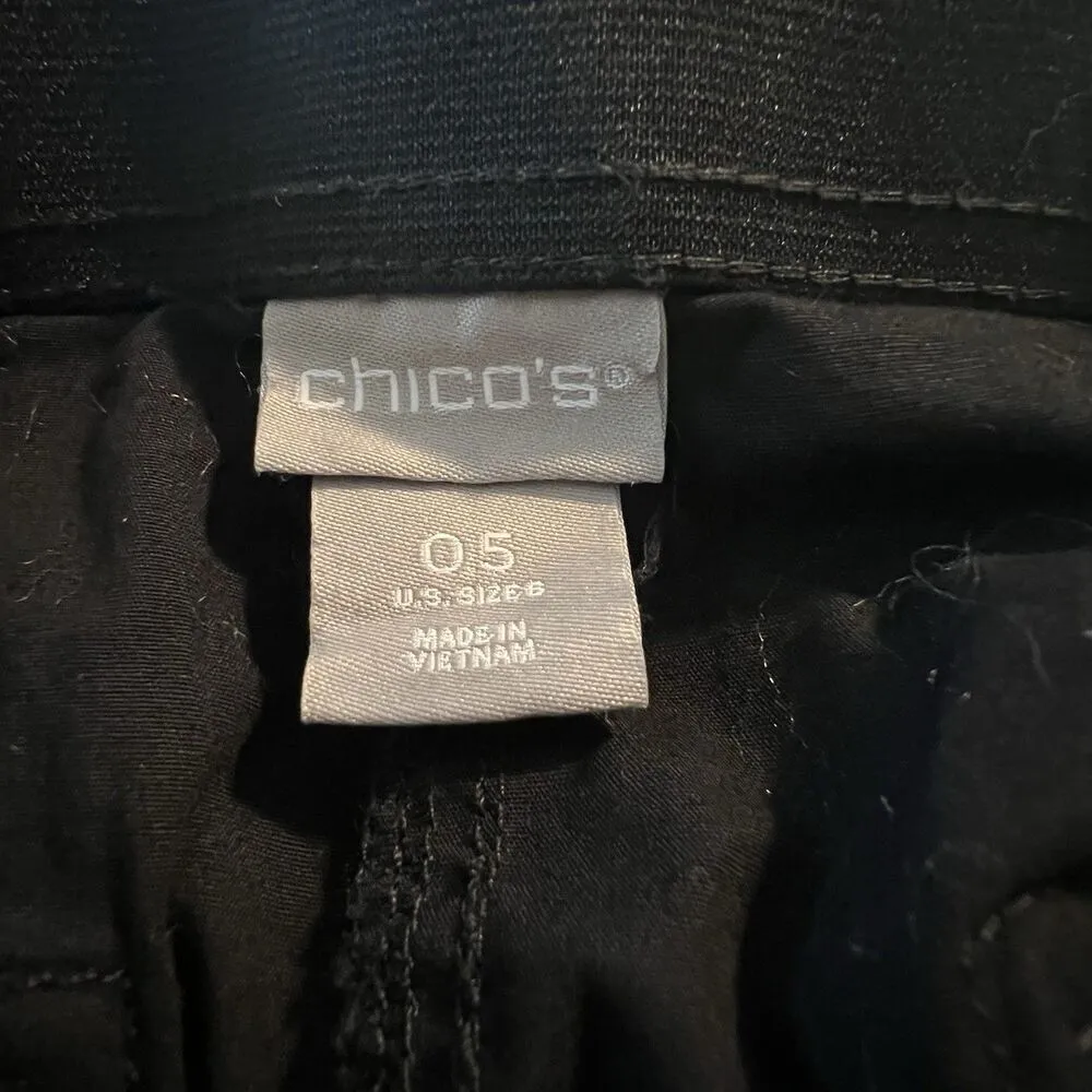 Chicos Women’s Cargo Pants Sz 6 Utility - Image 3