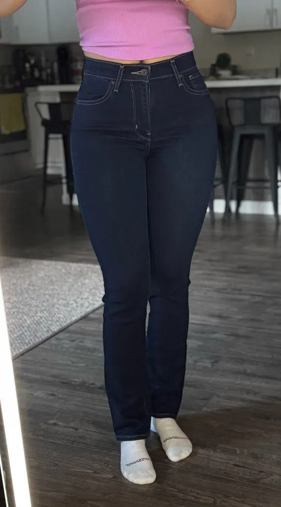 Levi’s jeans 724 Dark Blue Denim Jeans - Image 11