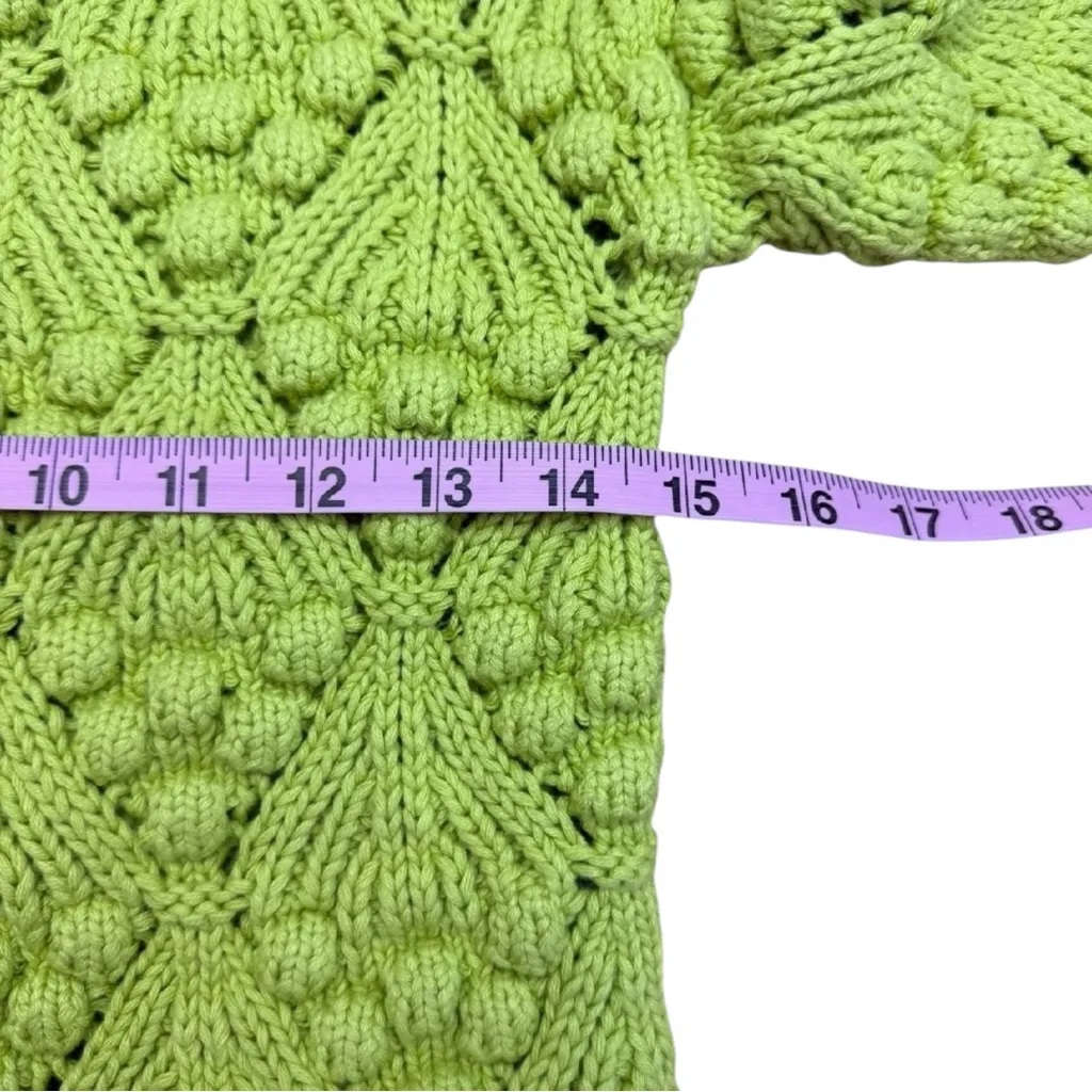 heartloom NWT Green Caspian Sweater Cardigan Size XS E0236 - Image 8