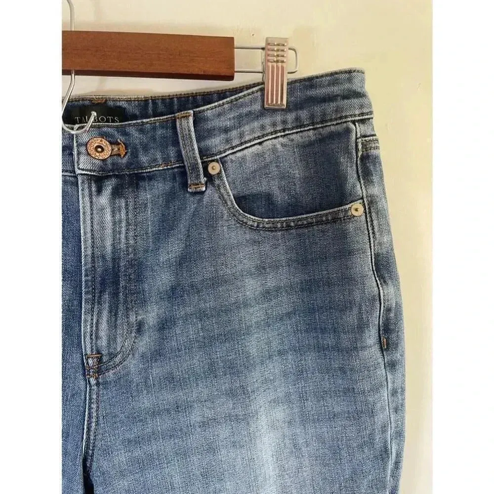 Women's Talbots‎ Modern Ankle Jeans - Size 12P - Blue Petite EUC! - Image 3