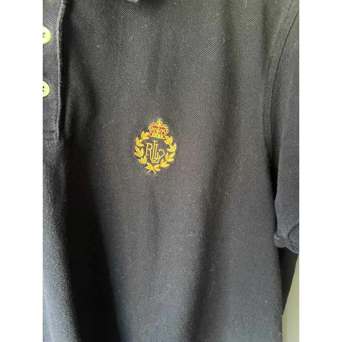 Lauren Ralph Lauren Women's Navy  Polo Shirt - Image 3