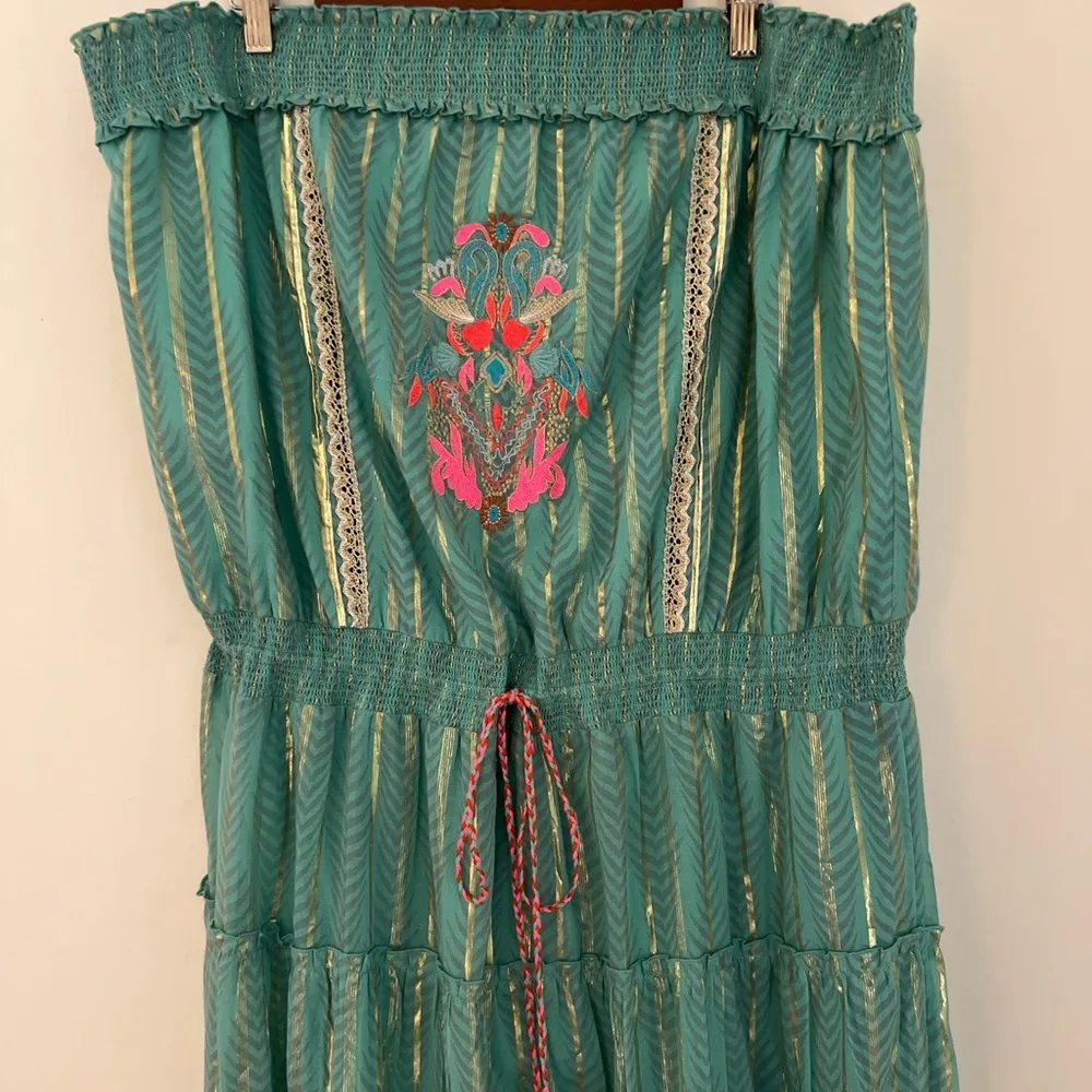 Venus Strapless Dress with Tassel Tie Size 3X - Image 3