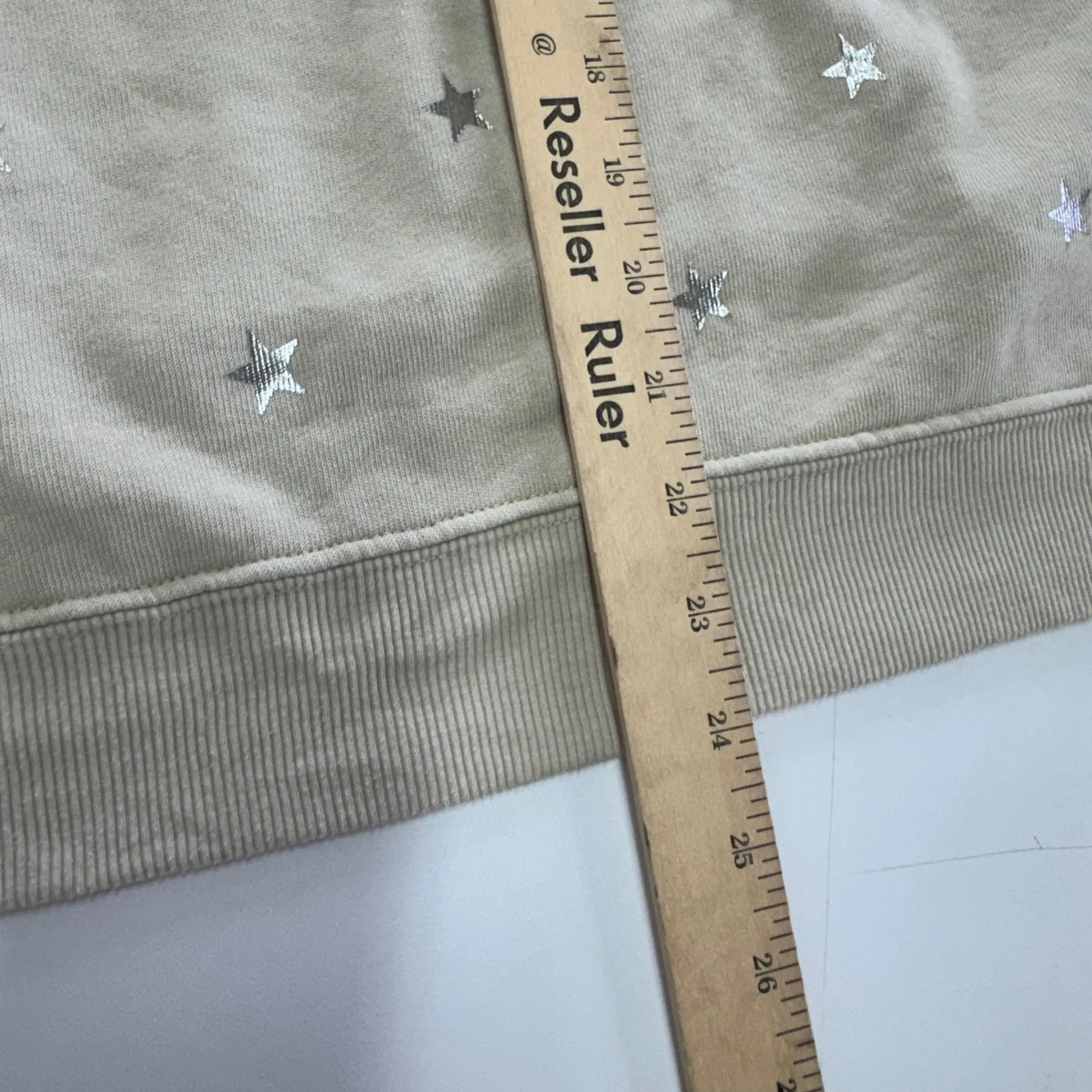 Wildfox Sweatshirt Womens X Small‎ Cream Twinkle Sommers Pullover - Image 8