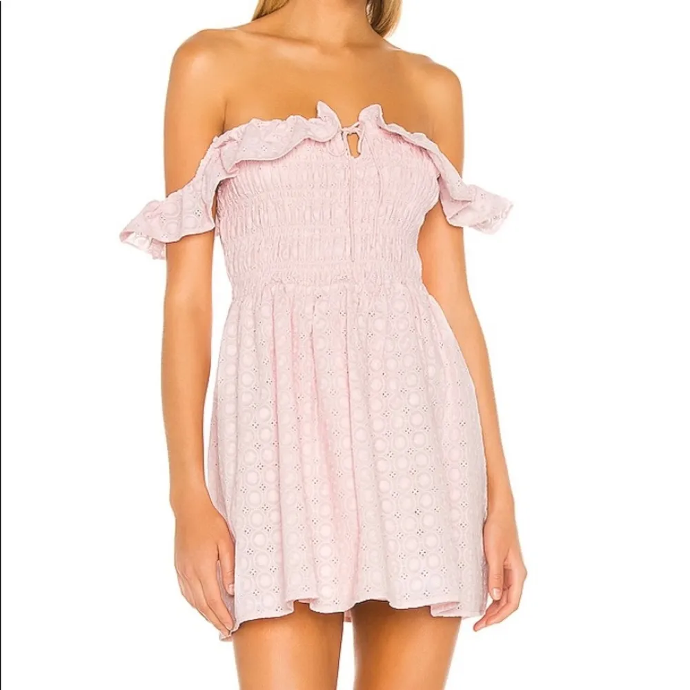 MAJORELLE Nelvin Mini Dress in Baby Pink - Image 3