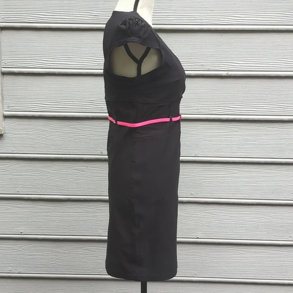 City Triangles Cap Sleeve Belted Ponte Dress with Cut Out Back Size 11 - Image 6